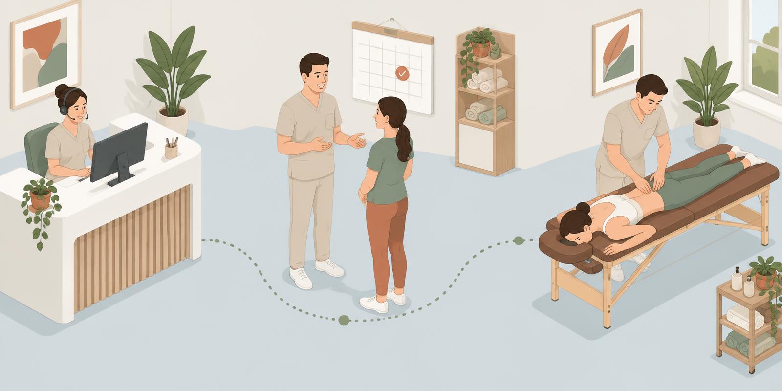 Etapa por etapa da avaliação de fisioterapia na Be-Vigorous